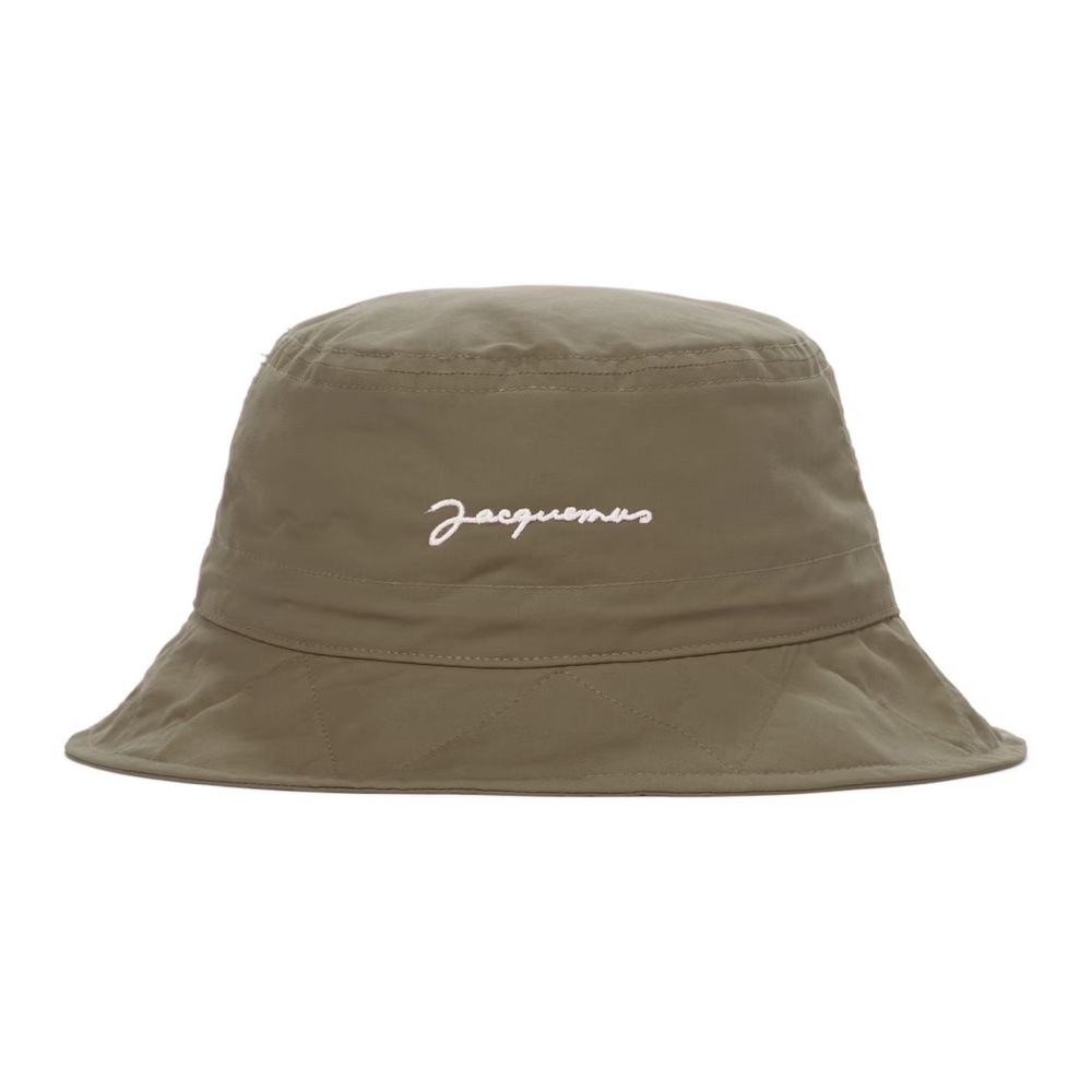 Jacquemus Khaki Green Bucket Hat